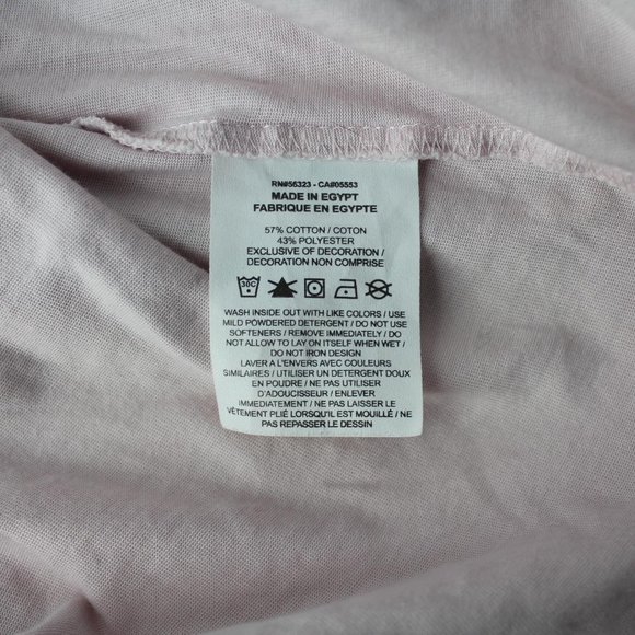 The NIKE TEE men's XL running long sleeve Dri-Fit shirt pink graphic print logo - Picture 11 of 12